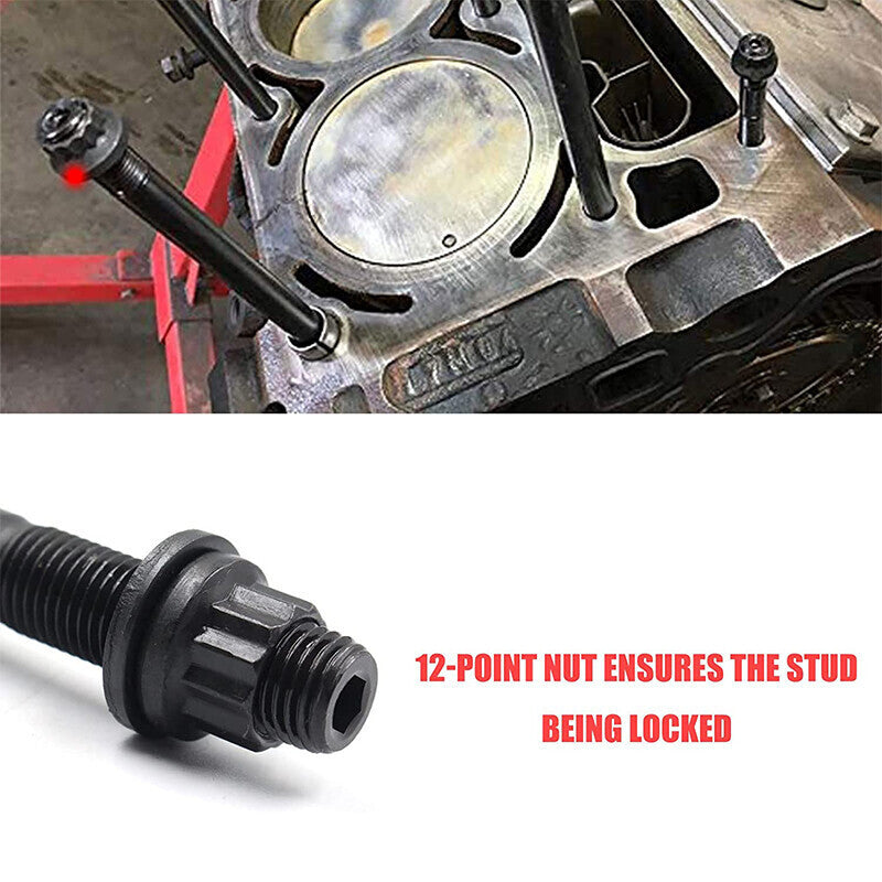 DURAFORCE Cylinder Head Stud Kit For 97-03 Chevy LS1 LS6 LS2 LQ9 4.8L/5.3L/5.7L/6.0L 33380
