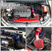 DURAFORCE Cold Air Intake Filter Induction Kit 3" Aluminum Pipe Power Flow Hose System New