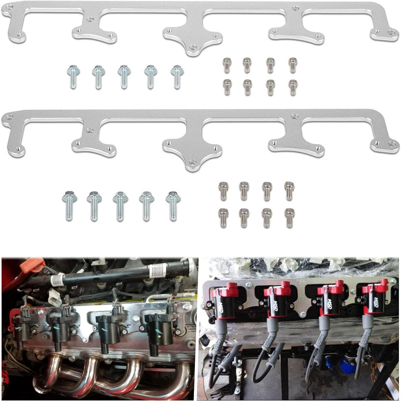 DURAFORCE LS1 Billet Aluminum Coil Brackets for D585 Heat-sink Truck Coils 4.8 5.3 5.7 6.0