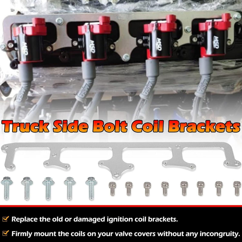 DURAFORCE LS1 Billet Aluminum Coil Brackets for D585 Heat-sink Truck Coils 4.8 5.3 5.7 6.0