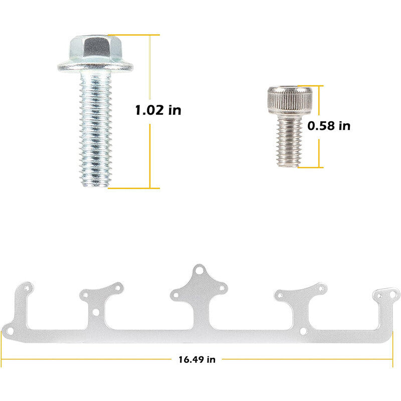 DURAFORCE LS1 Billet Aluminum Coil Brackets for D585 Heat-sink Truck Coils 4.8 5.3 5.7 6.0