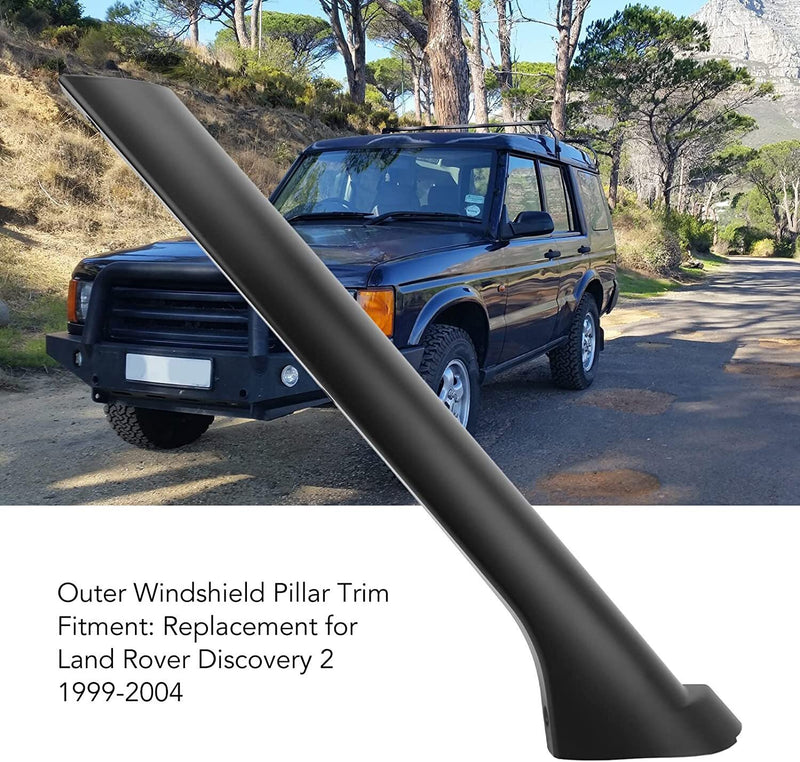 DURAFORCE Pair WINDSCREEN A Post Pillar Trim L&R Black For LAND ROVER DISCOVERY 2 99-03 04