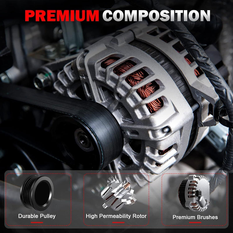 DURAFORCE Alternator For 2011-2014 Chrysler 200 2011-2016 Town and Country 3.6L 11570