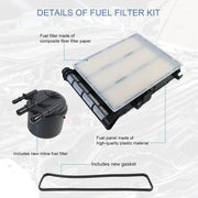 DURAFORCE FD4625 Fuel Filter Element For Ford 2017-2019 F-250 F-350 Super Duty 6.7L V8