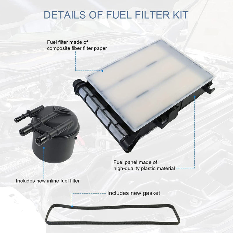 DURAFORCE FD4625 Fuel Filter Element For Ford 2017-2019 F-250 F-350 Super Duty 6.7L V8