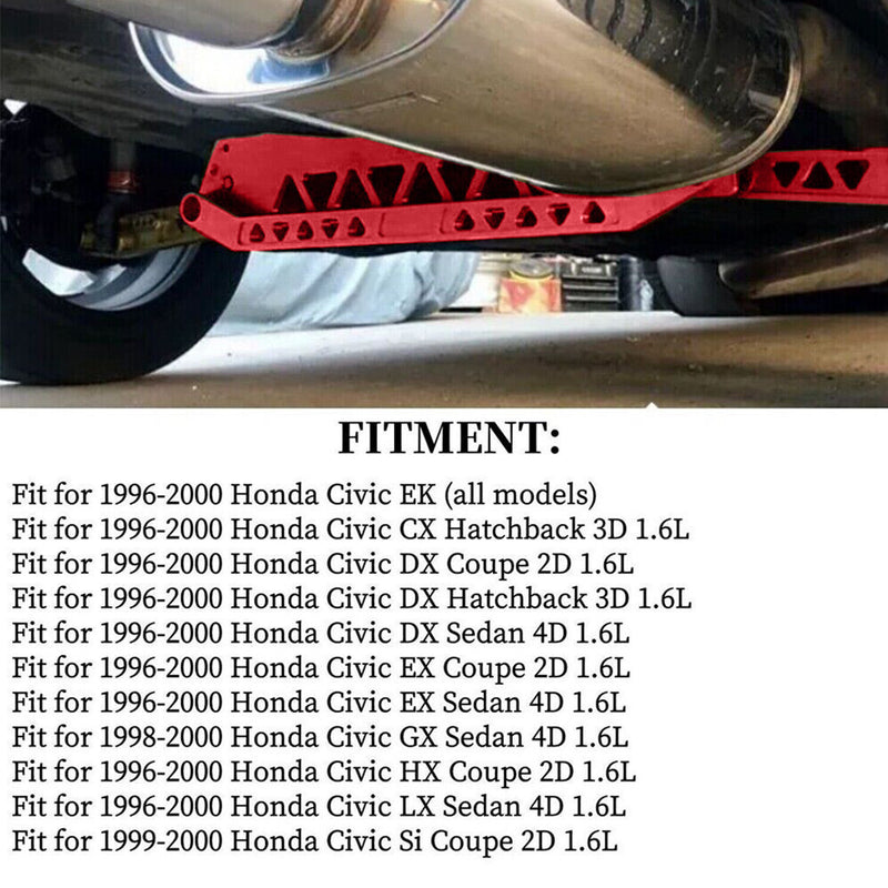 DURAFORCE BILLET SUBFRAME CONTROL ARM LCA TIE BAR BRACE REAR FOR 96-00 HONDA CIVIC EK R