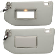DURAFORCE Left Driver Gray Sun Visor With Lamp for Nissan Pathfinder 2013-2018 96401-9PB0A