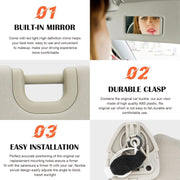 DURAFORCE Left Driver Gray Sun Visor With Lamp for Nissan Pathfinder 2013-2018 96401-9PB0A