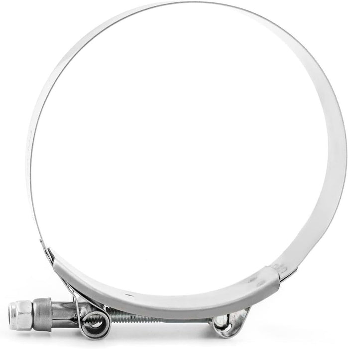 DURAFORCE 2 x 3.5" Stainless Steel T Bolt Clamp Turbo Intake 3-1/2" Silicone Hose Clamp