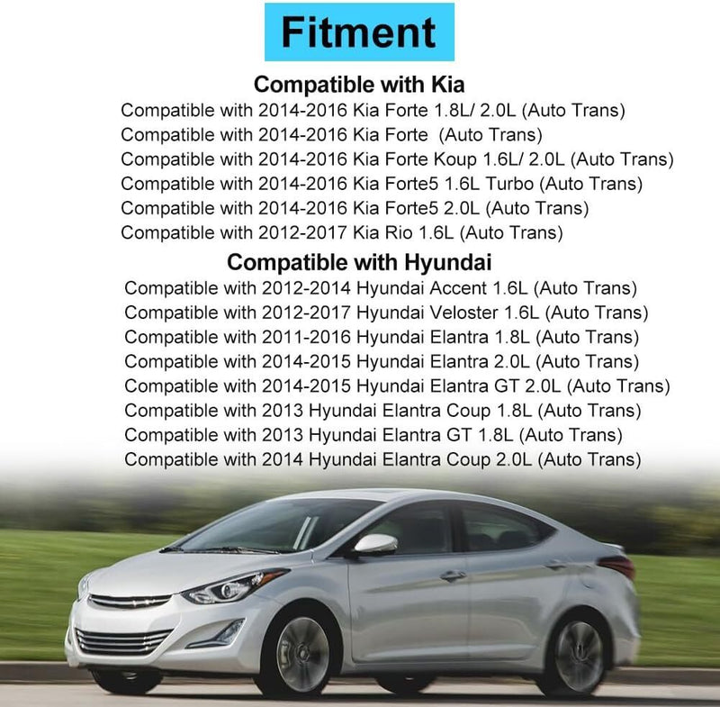 DURAFORCE Set of 3 Engine Motor & Trans Mount Kit For Hyundai Accent Elantra Kia Forte Rio