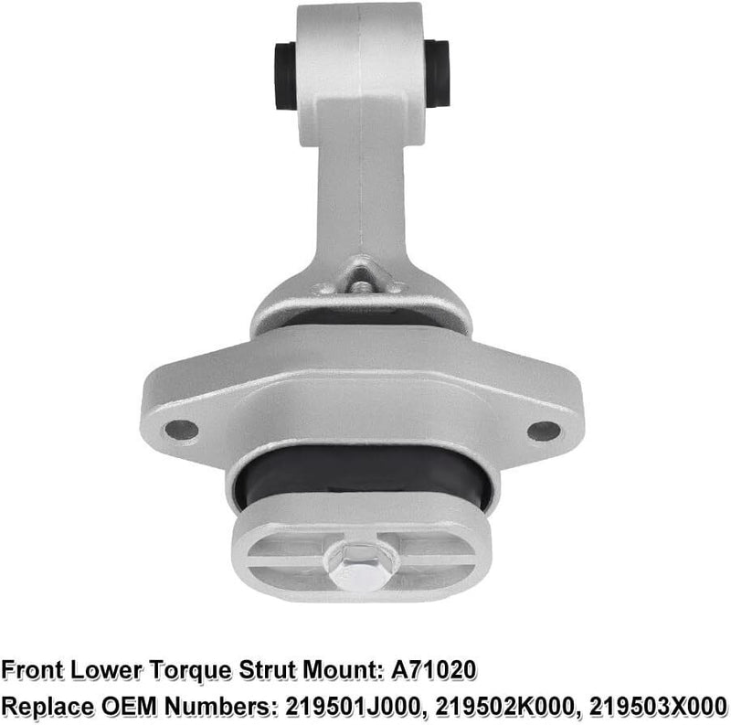 DURAFORCE Set of 3 Engine Motor & Trans Mount Kit For Hyundai Accent Elantra Kia Forte Rio