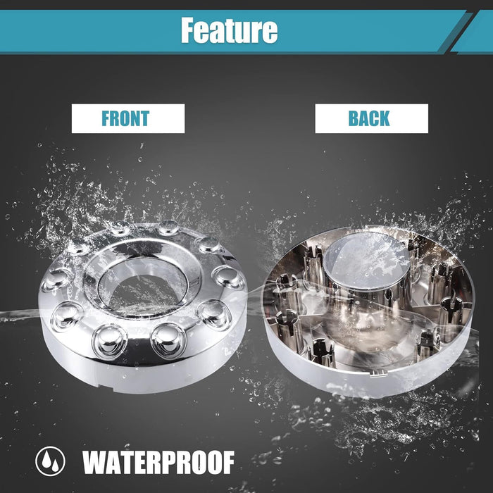 DURAFORCE 1X Super Duty Wheel Center Hub Caps Dually 10 Lug 5C3Z1130NA For 05-16 F450 F550
