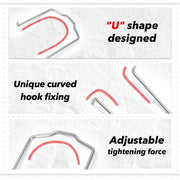 DURAFORCE 6x Radiator Hose Retaining Spring Horse Shoe Clip Clamp For BMW E39 E46 325i US