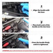 DURAFORCE 6x Radiator Hose Retaining Spring Horse Shoe Clip Clamp For BMW E39 E46 325i US