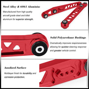 DURAFORCE Rear Lower Control Arms Subframe Brace Tie Bar for EK 96-00 Alumnium