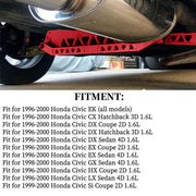 DURAFORCE Rear Lower Control Arms Subframe Brace Tie Bar for EK 96-00 Alumnium