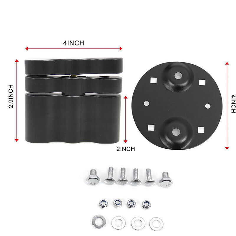 DURAFORCE 2PCS For Rotopax Fuel Pack Standard Pack Mount Lock RX-LOX-PM RX-PM LOX-PM
