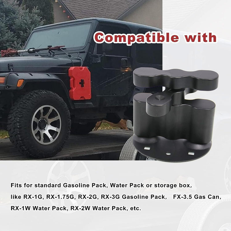 DURAFORCE 2PCS For Rotopax Fuel Pack Standard Pack Mount Lock RX-LOX-PM RX-PM LOX-PM