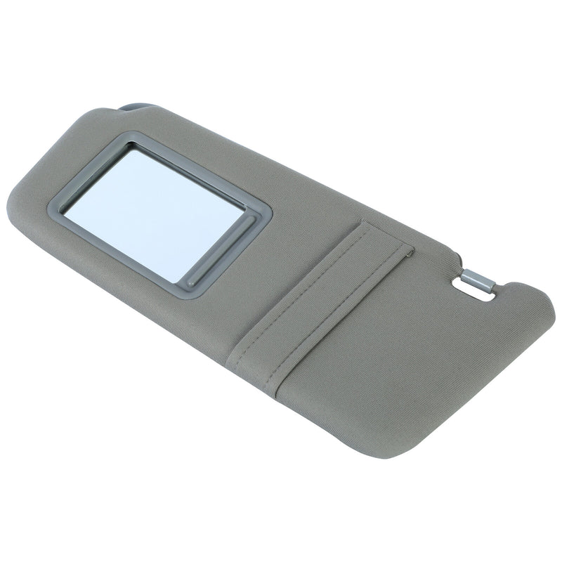 DURAFORCE Left Side Sun Visor Light Grey for 2006 2007 2008 2009 2010 2011 Toyota Camry
