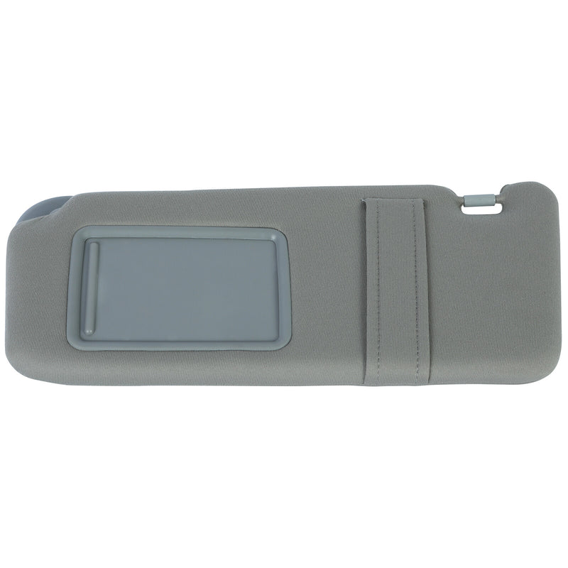 DURAFORCE Left Side Sun Visor Light Grey for 2006 2007 2008 2009 2010 2011 Toyota Camry