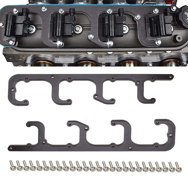 DURAFORCE For LS Square Coil Brackets Valve Cover D581 Ignition Coil Holder Mount Bracket