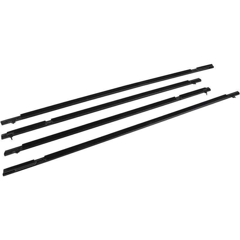 DURAFORCE For 2006-2011 Honda Civic Car 4pcs Weather Strip Window Moulding Trim Seal Belt