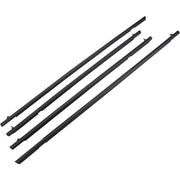 DURAFORCE For 2006-2011 Honda Civic Car 4pcs Weather Strip Window Moulding Trim Seal Belt