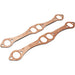 DURAFORCE 2pcs Reusable SBC Oval Port Copper Header Exhaust Gaskets for SB 327 305 383 New