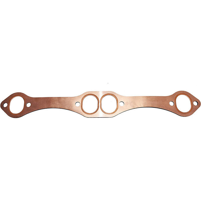 DURAFORCE 2pcs Reusable SBC Oval Port Copper Header Exhaust Gaskets for SB 327 305 383 New