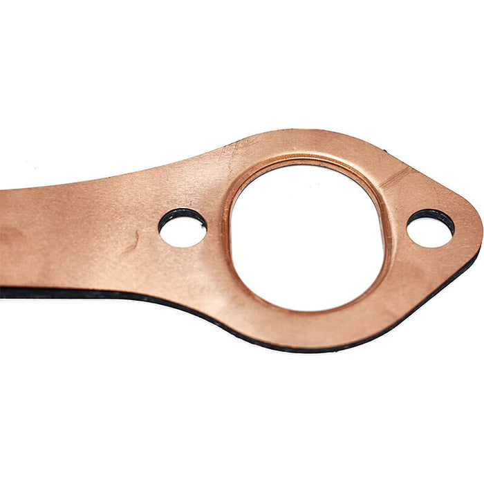 DURAFORCE 2pcs Reusable SBC Oval Port Copper Header Exhaust Gaskets for SB 327 305 383 New