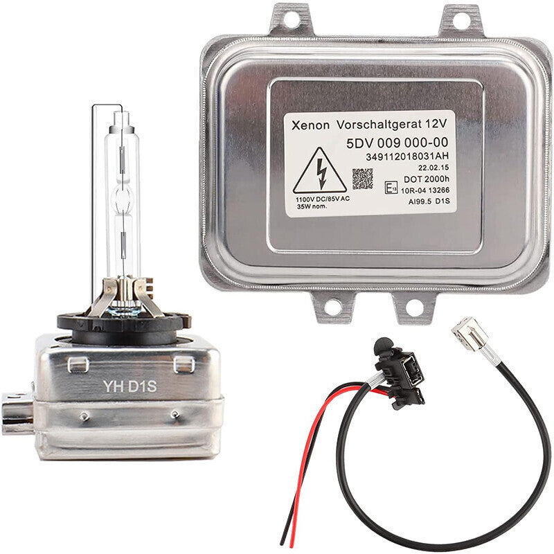 DURAFORCE Xenon HID Headlight Ballast Igniter D1S Bulbs For Cadillac Escalade 2007-2013
