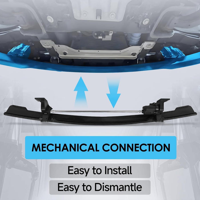 DURAFORCE 68274406AH 68274406AG FRONT ACTIVE AIR DAM FOR 2019 2020 2021-2023 RAM 1500 DT