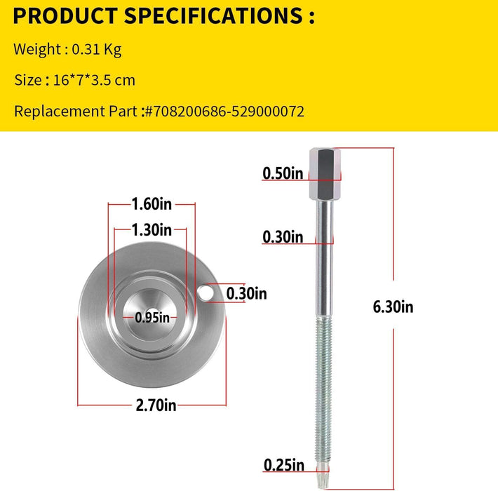 DURAFORCE 708200686-529000072 Belt Removal Clutch Puller Tool For Can Am Defender HD8 HD10