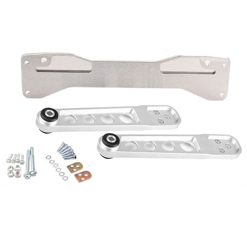 DURAFORCE Rear Lower Control Arm Subframe Brace Tie Bar for 01-05 Honda Civic DX ES EX Sli