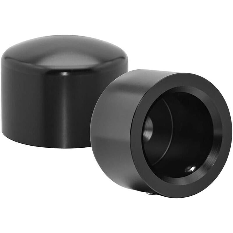 DURAFORCE Front Axle Caps Compatible for Harley Davidson Touring Softail Sportster 02-23