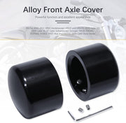 DURAFORCE Front Axle Caps Compatible for Harley Davidson Touring Softail Sportster 02-23