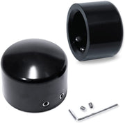 DURAFORCE Front Axle Caps Compatible for Harley Davidson Touring Softail Sportster 02-23