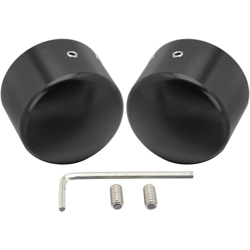 DURAFORCE Front Axle Caps Compatible for Harley Davidson Touring Softail Sportster 02-23