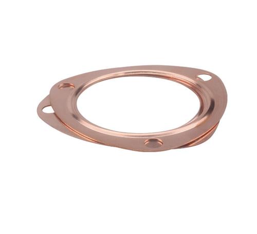 DURAFORCE 2 x 3" Inch Copper Header Exhaust Collector Gaskets Flanges Universal 3 Bolt USA