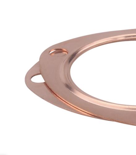 DURAFORCE 2 x 3" Inch Copper Header Exhaust Collector Gaskets Flanges Universal 3 Bolt USA
