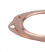 DURAFORCE 2 x 3" Inch Copper Header Exhaust Collector Gaskets Flanges Universal 3 Bolt USA