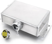 DURAFORCE CAR 1.6L POLISHED COOLANT OVERFLOW TANK EXPANSION RADIATOR RESERVOIR TANK SLIVER