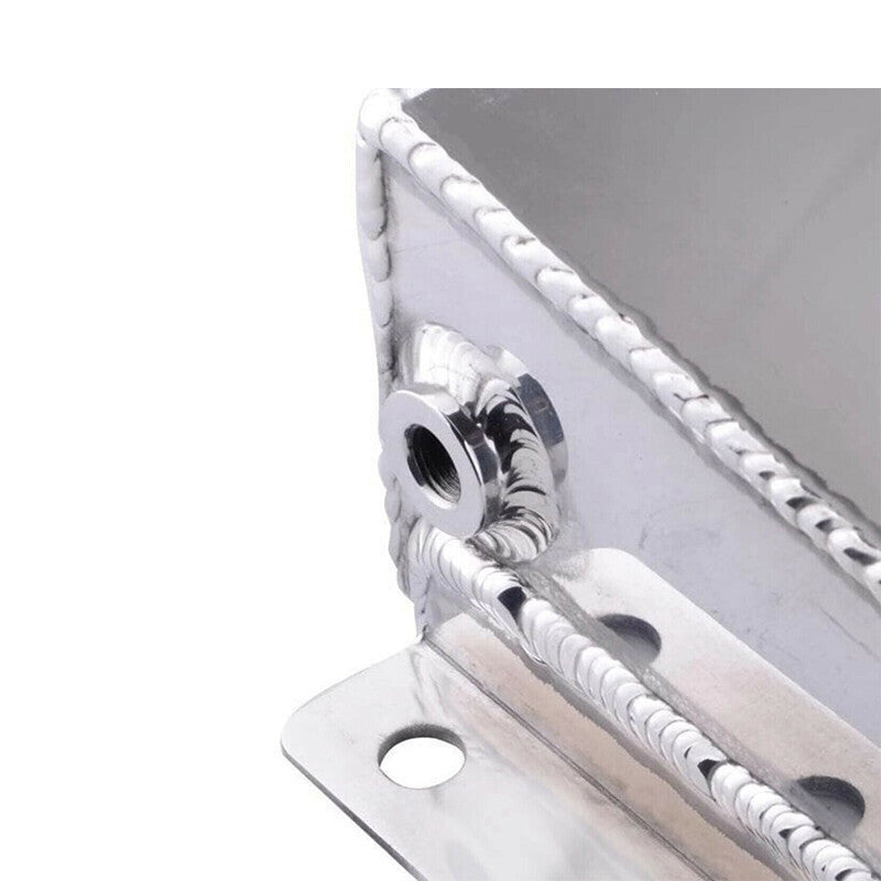 DURAFORCE CAR 1.6L POLISHED COOLANT OVERFLOW TANK EXPANSION RADIATOR RESERVOIR TANK SLIVER