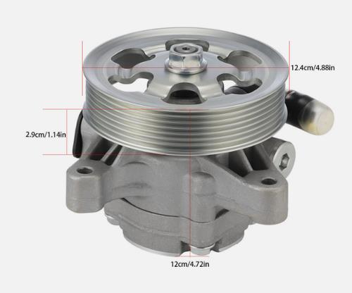 DURAFORCE Premium Power Steering Pump With Pulley for 2003-2005 Honda Accord L4 2.4L