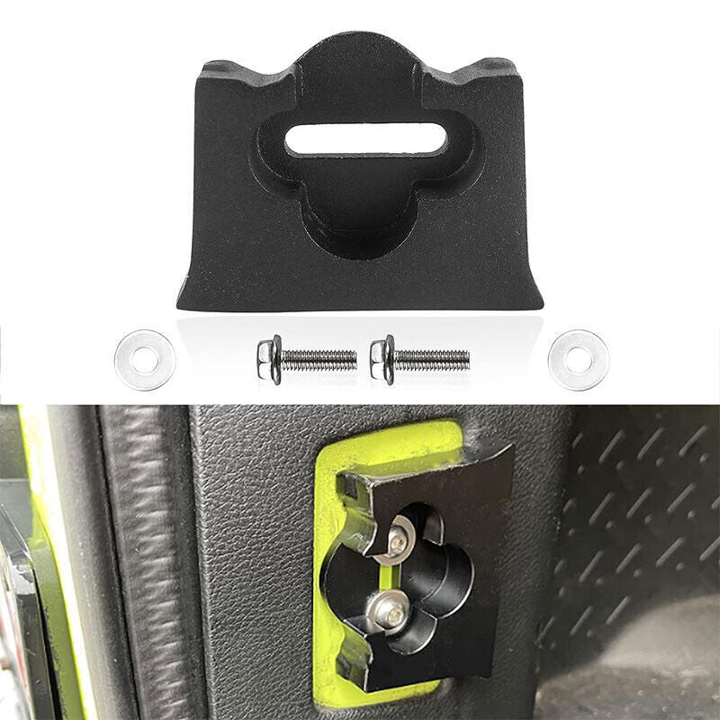 DURAFORCE Aluminum Tailgate Limiter Latch Stop Bumper for Jeep Wrangler JK JKU 2007-2018