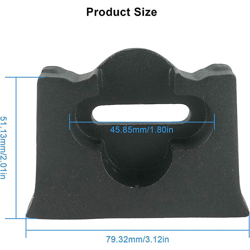 DURAFORCE Aluminum Tailgate Limiter Latch Stop Bumper for Jeep Wrangler JK JKU 2007-2018