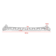 DURAFORCE Rear Lower Control Arm Subframe Brace Tie Bar for 92-95 Honda Civic EG 88-95