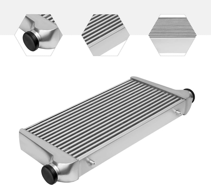 DURAFORCE UNIVERSAL FULL ALUMINUM TURBO FRONT MOUNT INTERCOOLER 31"X13"X3" TUBE & FIN