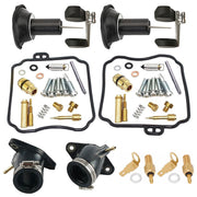 DURAFORCE 2Pcs Carburetor Rebuild Kit Carb Repair for Yamaha V Star 650 XVS650 1998-2016