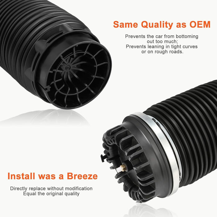 DURAFORCE 2pcs Air Suspension Springs Rear For 13-18 Dodge Ram 1500 4877136AA 68248948AA